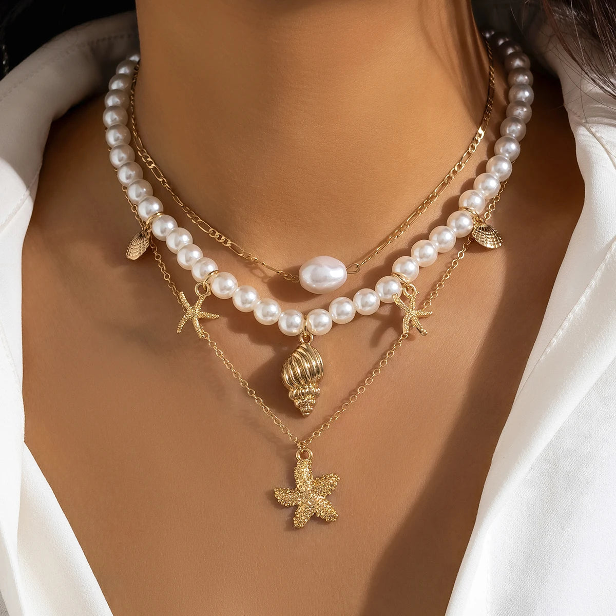 Summer Pearl Necklace