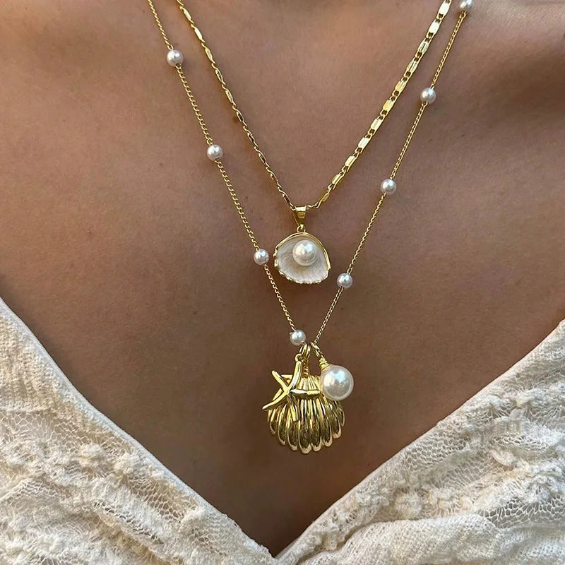 Luxe Seashell Pendant