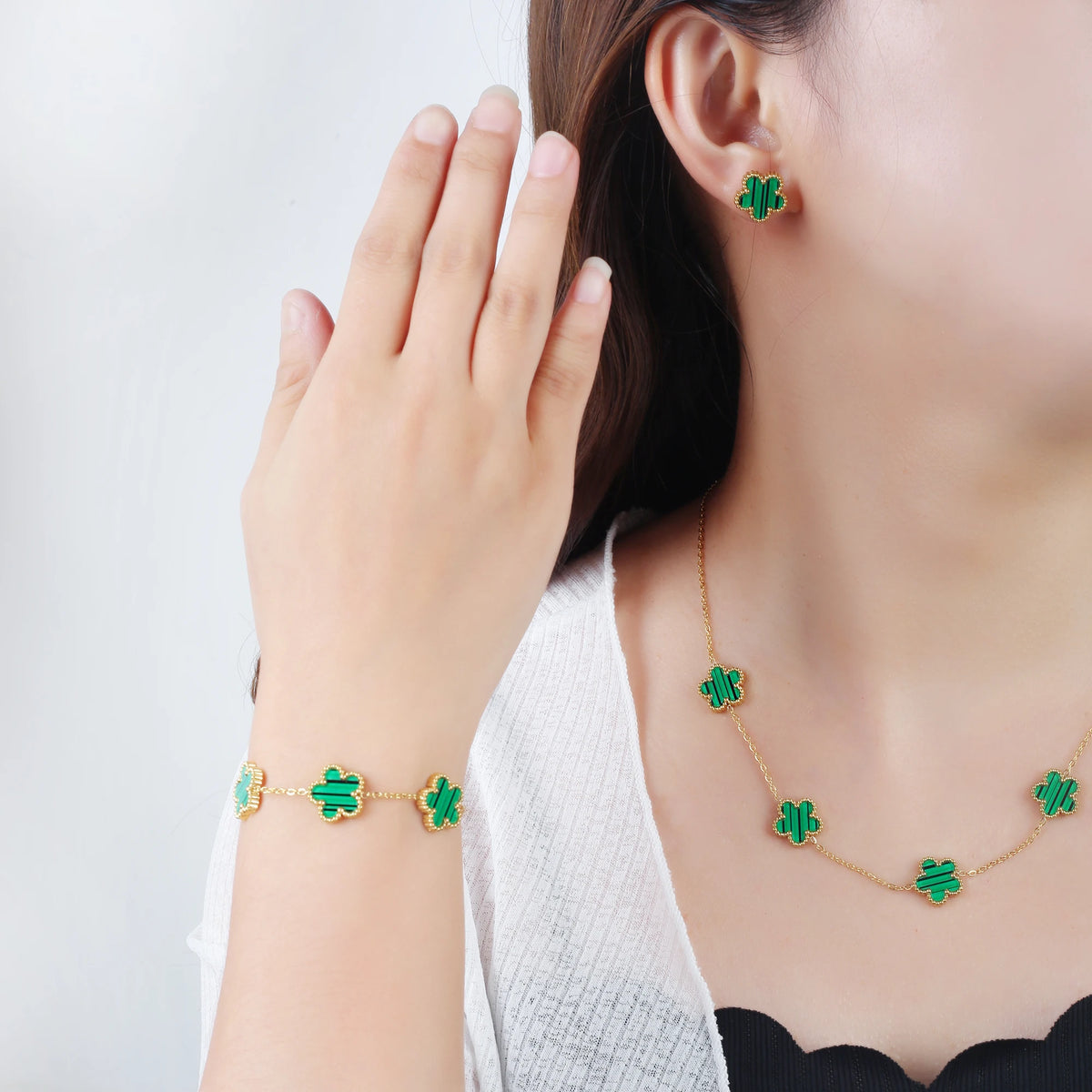 Golden Clover Bracelet