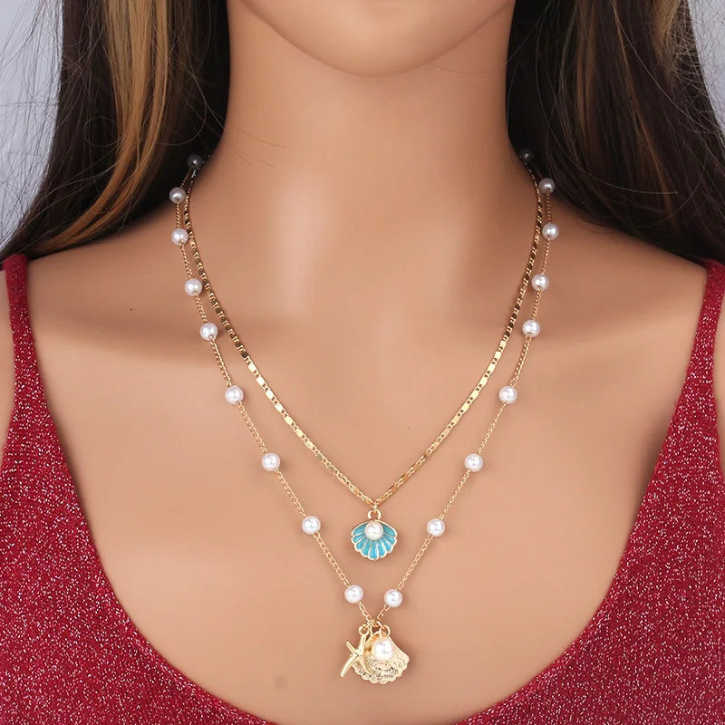 Luxe Seashell Pendant